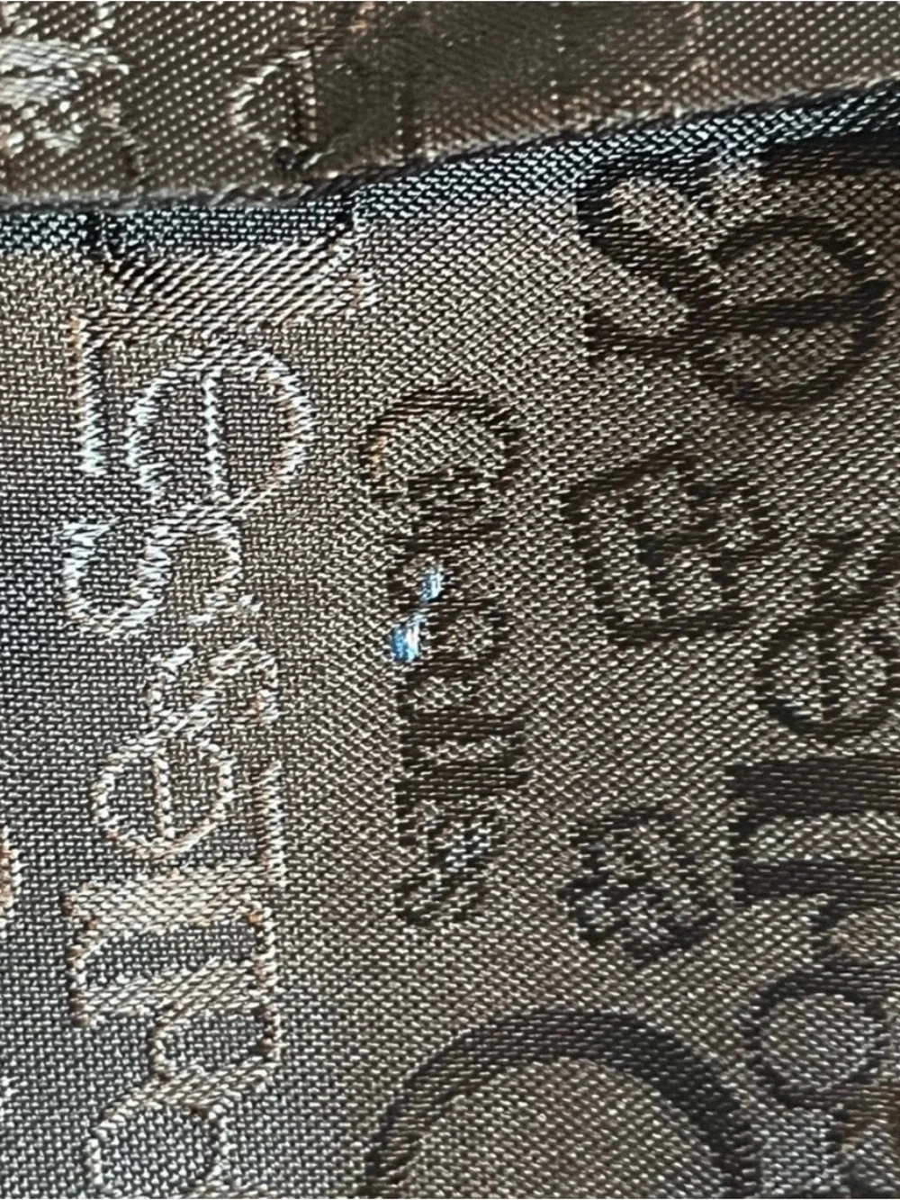 Caboodles Black Jacquard Logo Carry Bag